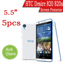 5X Anti-glare Anti glare Frosted Screen Protector For HTC Desire 820 5.5″ Protective Film Crystal Cover + Cleaning Cloth