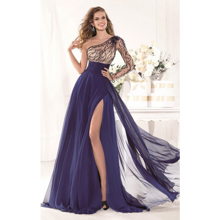 Prom Dresses Formal Evening Gowns Lace Chiffon New Year 2015 Night ...