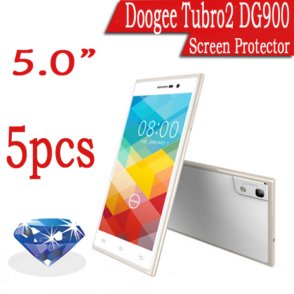5x In Stock 5 0 inch Mobile Phone Diamond Screen Protector For DOOGEE Turbo2 DG900 protective