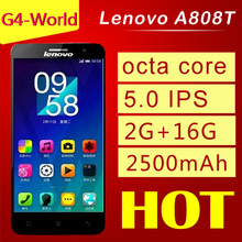 Original Lenovo A808T  TD- LTE GSM  TD-SCDMA MTK6592 4G  Octa Core 1.7GHz 5.0″HD 2GB RAM+16GB ROM 13.0MP+5.0MP 2500mAH