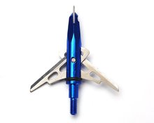 2014 high quality 6pcs bow and arrow hunting blue broadheads Free shipping