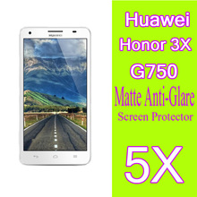 5X High Quality Diamond Protective Film Huawei Honor 3X Pro T20 Honor 3x G750 MTK6592 Octa Core 5.5 IPS LCD Screen Protector