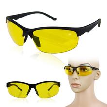 HD High Definition Polarized Sunglasses Night Vision Glasses Driving Yellow Lens Classic Aviator Anti-glare glasses