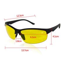 HD High Definition Polarized Sunglasses Night Vision Glasses Driving Yellow Lens Classic Aviator Anti glare glasses