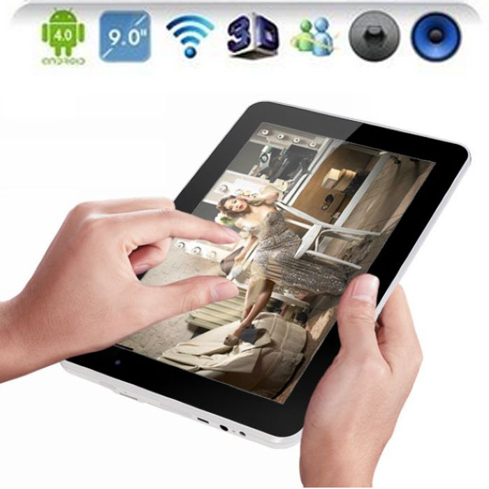 9 Quad Core Lenovo Tablet pc Android 4 4 DDR 2GB RAM 1024 600 HD Wifi