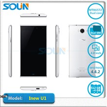 New Arrival Original inew U1 Smartphone MTK6572 Dual Core Android 4 4 4 0 Inch TFT