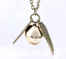 New fashion jewelry Angel wings pendant necklace gift for girl women N1540