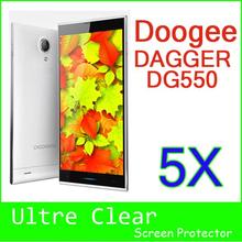 5X New Doogee DG550 Clear Glossy LCD Screen Protector Guard Cover Film 5 5 IPS For