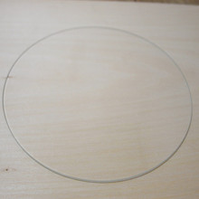 3 D printer accessory Rostock delta KOSSEL ORION Borosilicate Glass plate ROUND 220mm 3mm thick Boro Glass top quality