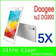5pcs Doogee Turbo2 DG900 Mobile phones High Definition Screen Protector 5.0″IPS Doogee DG900 Transparent Screen Protective Film