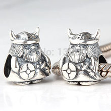 Antique Sterling Silver European Caribbean Viking Charms Beads Wholesale Fit Pandora Chamilia Style Bracelet Jewelry