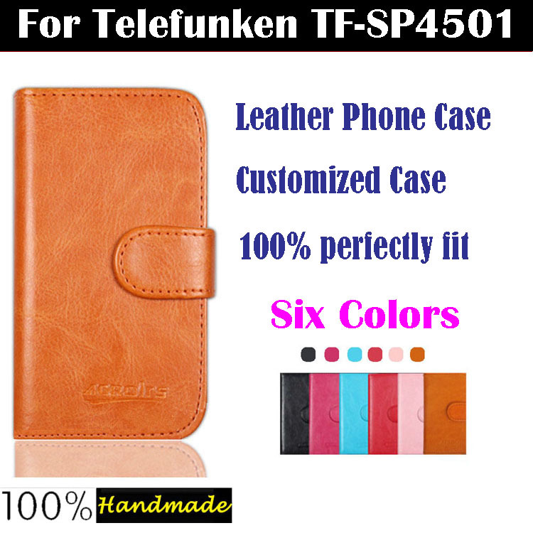 Telefunken TF SP4501 Case Dedicated Luxury Flip Leather Card Holder Case Cover For Telefunken TF SP4501