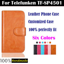 Telefunken TF-SP4501 Case Dedicated Luxury Flip Leather Card Holder Case Cover For Telefunken TF-SP4501 Smartphone Six Colors.