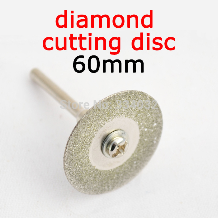 lâmina de serra de disco de corte de diamante para mini furadeira dremel ferramentas acessórios 60mm diamante disco aço ferramenta rotativa serra