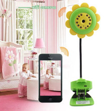 Baby Monitor Wifi Camera DVR Night Vision Mic For IOS System Andriod Smartphone IP Smartphone Audio