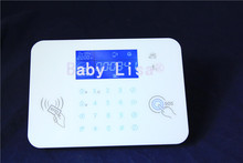 Free shipping GSM alarm system 2 year warranty 900 1800 color box or White Support portable