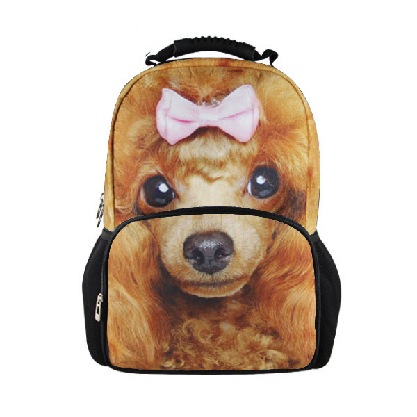 Fashion Bow Dog School Backpack For Teenager Girls,Ourdoor Camping ...