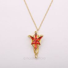 new popular vintage the hobbit the Elves princess necklace Arwen Evenstar necklace pendant for men and