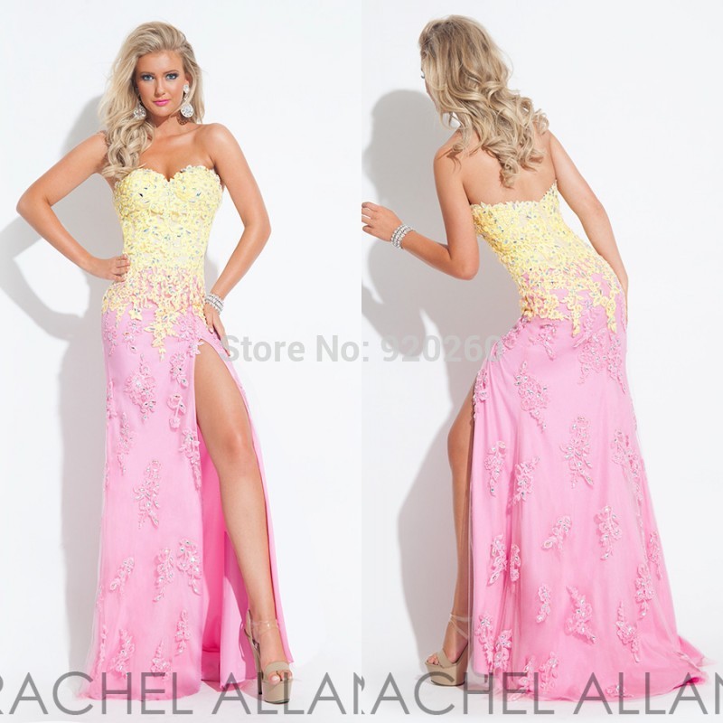 Pink and yellow prom dresses Pink and yellow prom dresses