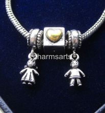 Lovely-beads Valentine Jewelry Gifts 3pcs/lot Fits Pandora Bracelets Love Topic Charms
