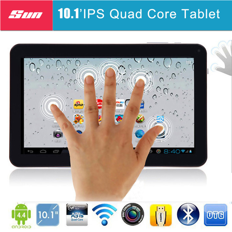 NEW 10 1 Android 4 4 Quad Core tablet pcs Allwinner A31s QuadCore tablet with Bluetooth