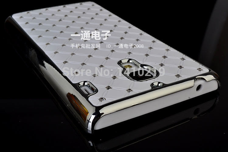 free shipping High quality fashion series Diamond Bling Chrome Rhinestone Hard baCover For Xiaomi 2A Miui