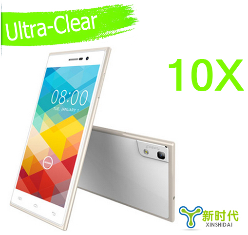 Free shipping 10pcs Ultra clear Screen Protector for DOOGEE Turbo2 DG900 MTK6592 Octa Core 5 inch