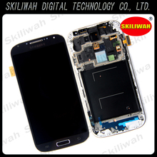 Mobile Phone LCDs with Touch Screen Frame For Samsung Galaxy S4 i9505 i9500 LCD screen Digitizer