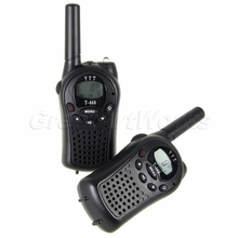Good Quality Black T668 Radios Walkie Talkie Auto Eight channel PMR system 5KM 2 Two Way with LCD display