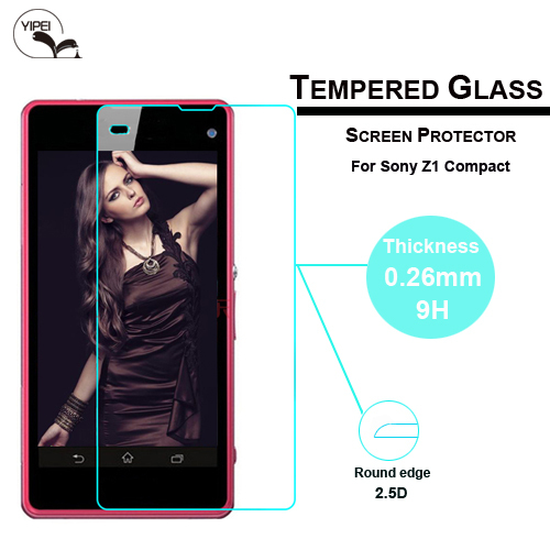 0 33mm 2 5D For Sony Xperia Z1 Mini Compact M51W Premium Tempered Glass Anti shatter