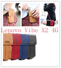 hot Leather Case Cover For Original Lenovo Vibe X2 4G LTE FDD Mobile Phone MTK6595 Octa