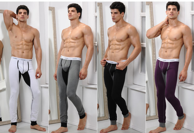2017 Wholesale 2015 New Men Underwear Solid Thermal Pants Male ...