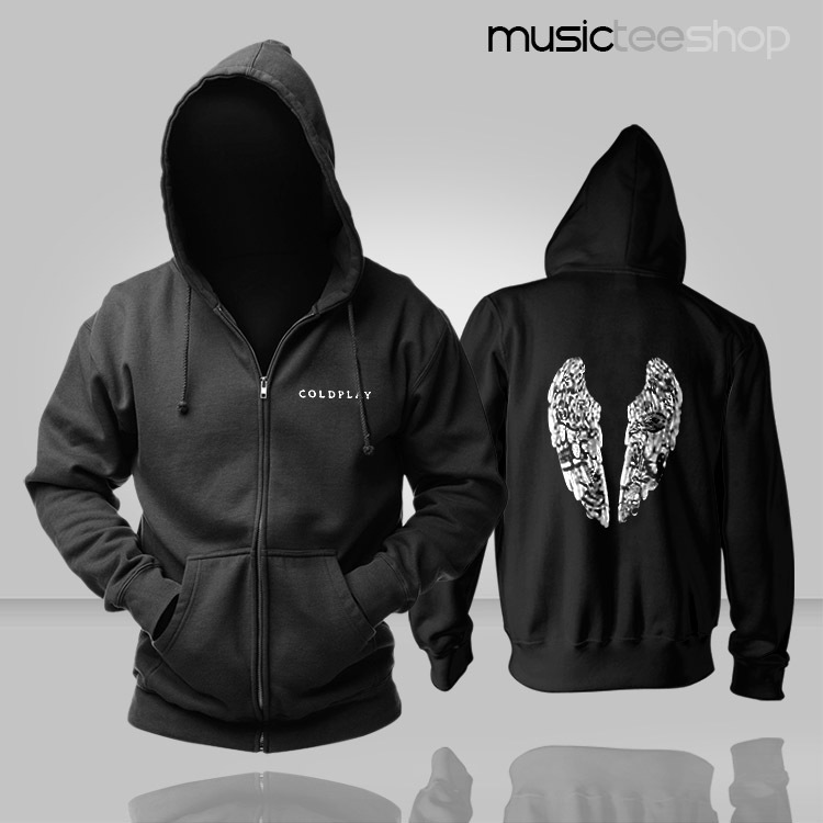 angel wing zip moletom com capuz