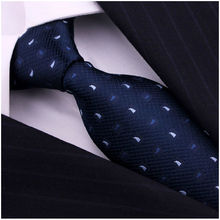Brand Blue Silk Ties Cravate Neckties Corbatas For Mans Gentlemen Formal Busniess Gravatas Masculinas Gifts for