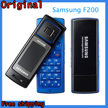 Unlocked Original Samsung F200 Cell Phone Refurbished MP3 Player 1.46 inch Bluetooth Free Card Slot Free Shipping