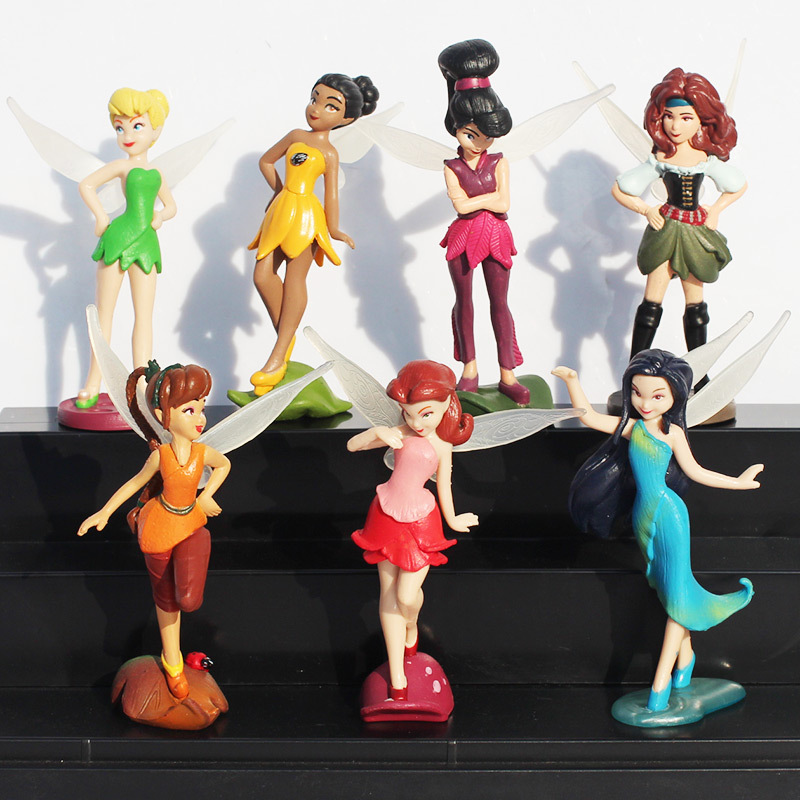 Kupit 7pcs Nabor Tinker Bell I Iridessa Silvermist Feya Pirat Rosetta Palevyj Tinkerbell Pvh Kukla Dejstvij Cifra Igrushka Podarok Dlya Devushki V Internet Magazine S Besplatnoj Dostavkoj Iz Kitaya Nizkie Ceny Nazya Com