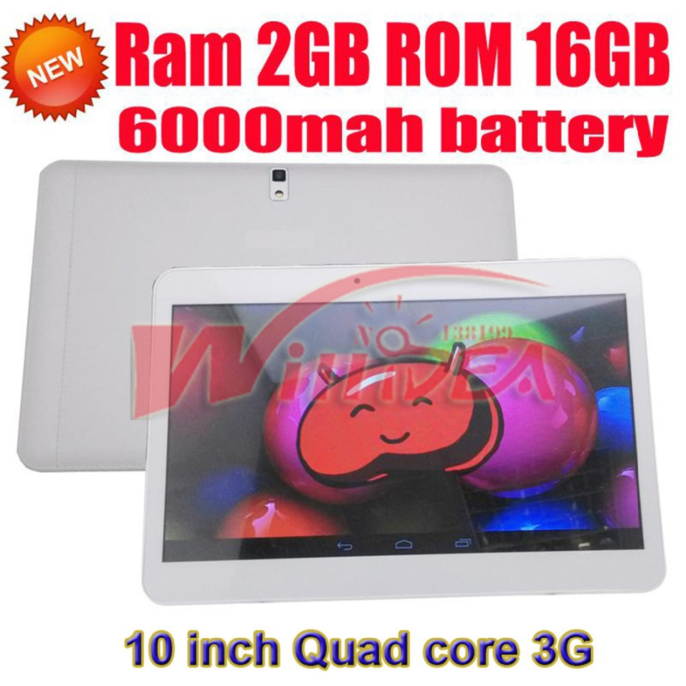 10 inch 3G MTK6582 Quad Core Phone Call GPS Android 4 2 2GB 8G 16G Bluetooth