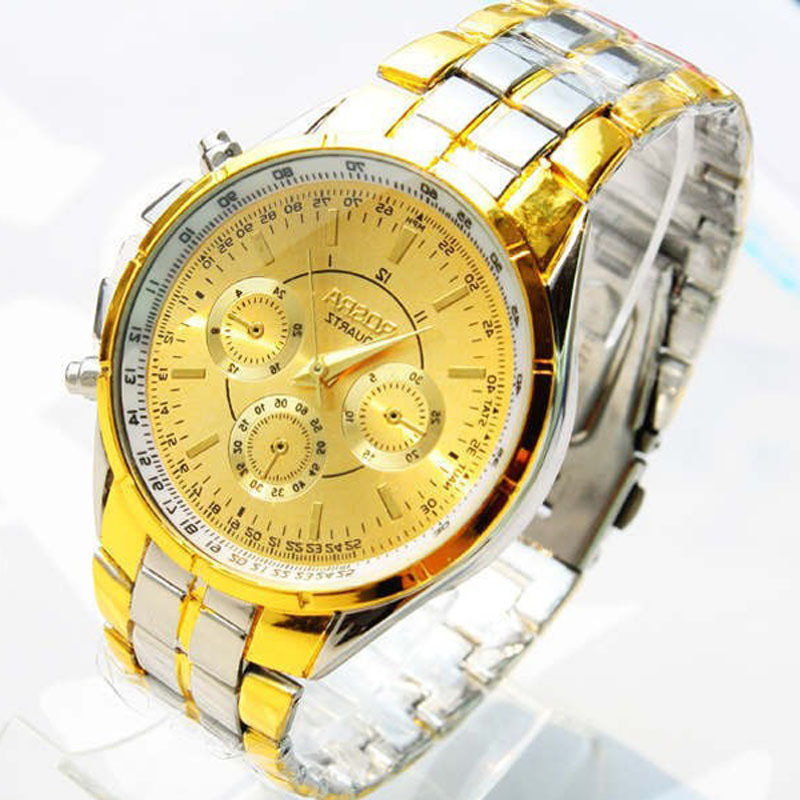 New 2014 Fashion Quartz Watch Men Stainless Steel Luxury Sport Analog Clock Men s Wrist Watch