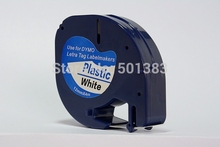 Black on white Dymo Plastic Tapes Used For DYMO LetraTag Series Printers