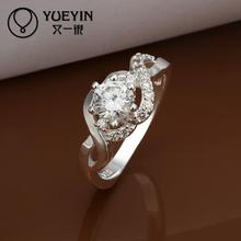 2014 SALE joias 925 silvering ruby wedding Austrian Crystal CZ Simulated Diamonds ring new design for