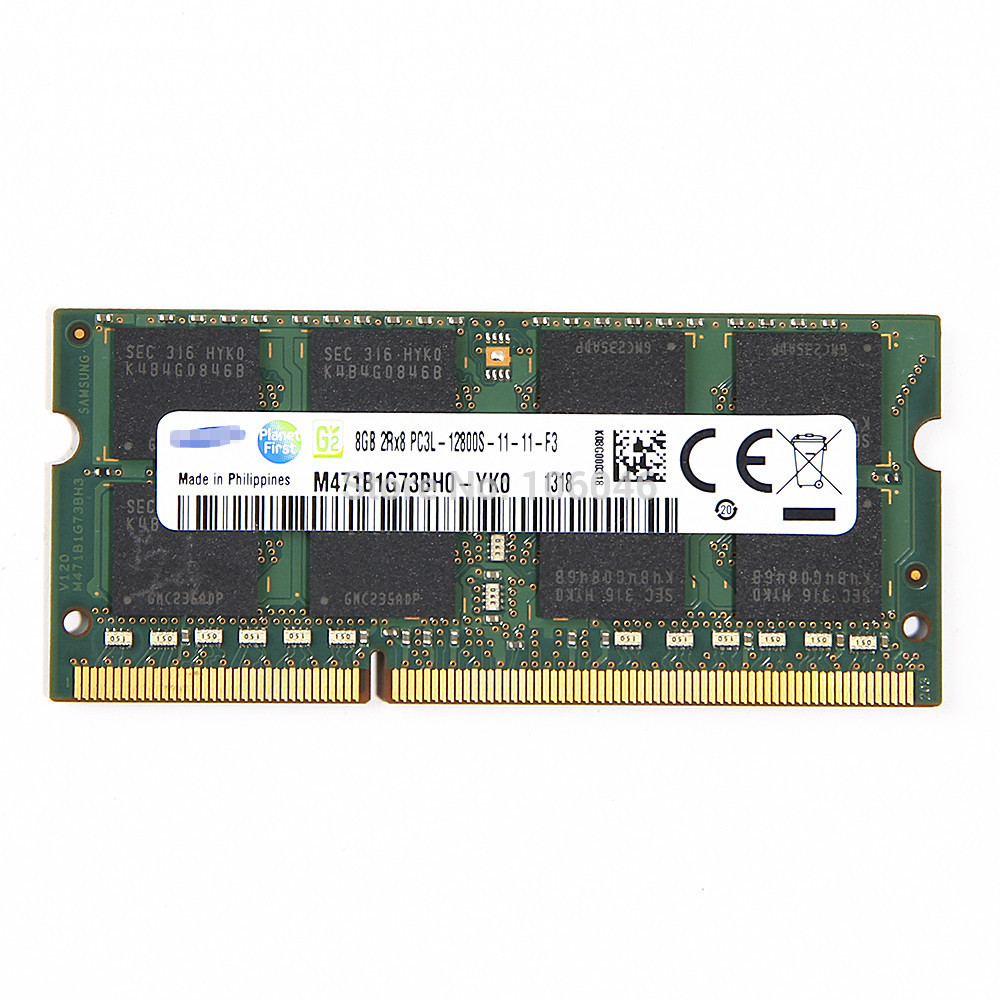 Купить новый 8gb 2rx8 pc3l-12800s ddr3 1600mhz ноутбук память ОЗУ в ...