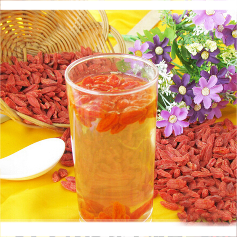 Dried Goji Berries Pure 250g Bag Goji Berry Wolf Berry Goji Herbal Tea Personal Care Lycium