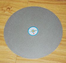 Lija de arena de bandeja 30 cm disco de diamante de pulido de talla de piedra cuchillo de trinchar whetstone grupo