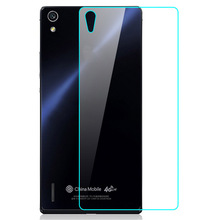 Selljimshop 2015 Front Back Tempered Glass Film Screen Protector For Huawei Ascend P7 Jimshopping