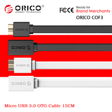 ORICO 15CM Micro USB 3.0 OTG Cable Adapter For Samsung GALAXY Tab S5 Note3 Note4 Edge Lumia 2520