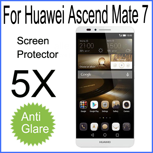 5x Original Huawei Ascend Mate 7 Premium Matte Anti glare Screen Protector for huawei mate7 mate