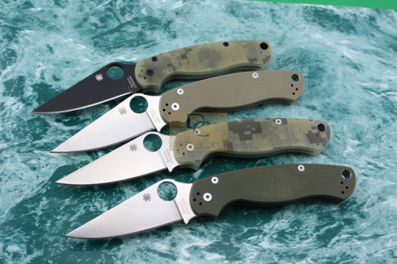 Spyderco ножи военный нож пск-s30v лезвие 4 цвета G10 ручка складной