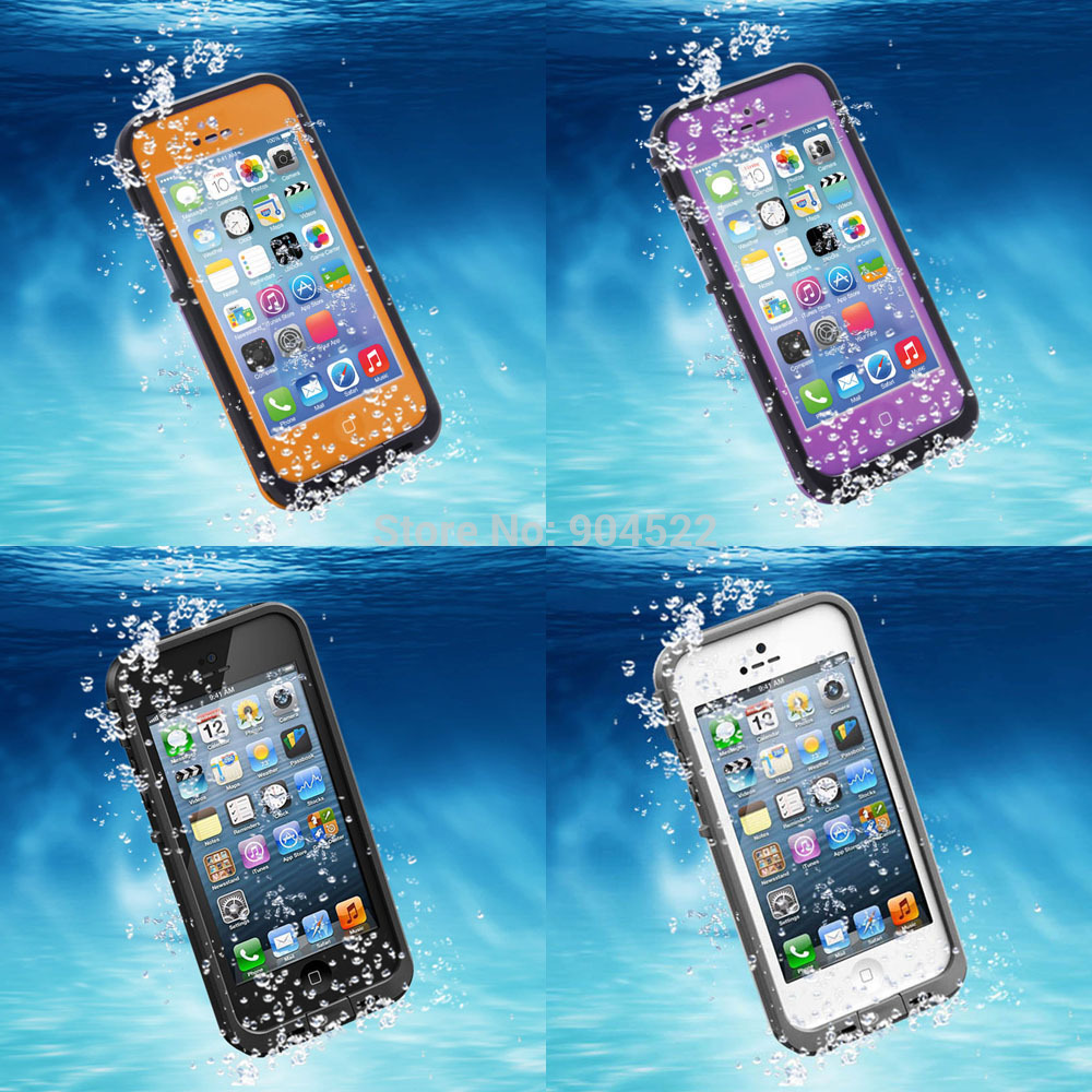 100 Sealed Waterproof Shockproof Dirt Snow Proof Case Underwater Phone Bag Cover for iPhone 4 4s