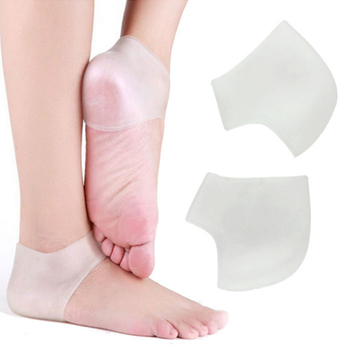 Нежный 1 пара силиконовые увлажняющий гель пятки носки , как треснувший ног протектор уход за кожей Wholsales