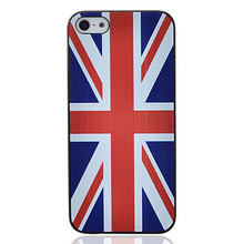 new design lureme brand British flag Printing Phone Case for apple iphone 5/5s Classic mobile phone accessories for Unisex